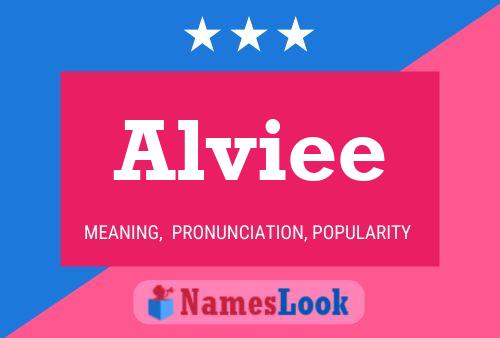 Alviee 名字海报