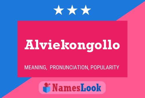 Alviekongollo 名字海报