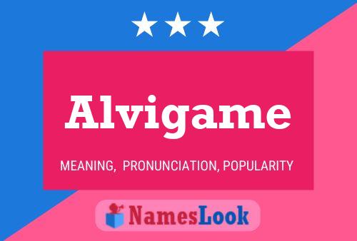 Alvigame 名字海报