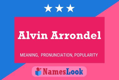 Alvin Arrondel 名字海报