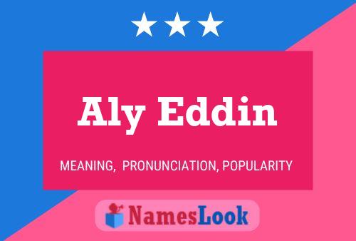 Aly Eddin 名字海报