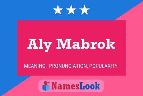 Aly Mabrok 名字海报