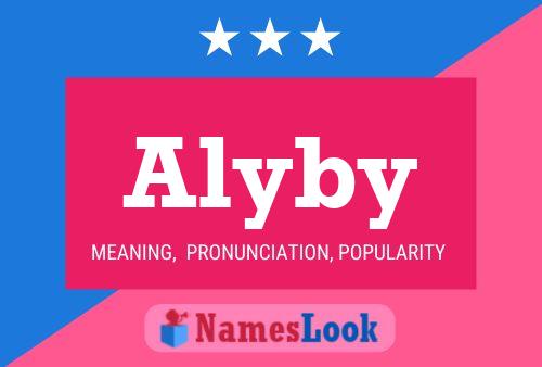 Alyby 名字海报