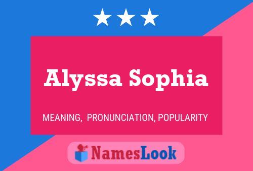 Alyssa Sophia 名字海报