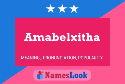 Amabelxitha 名字海报