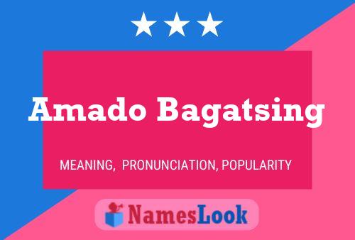 Amado Bagatsing 名字海报