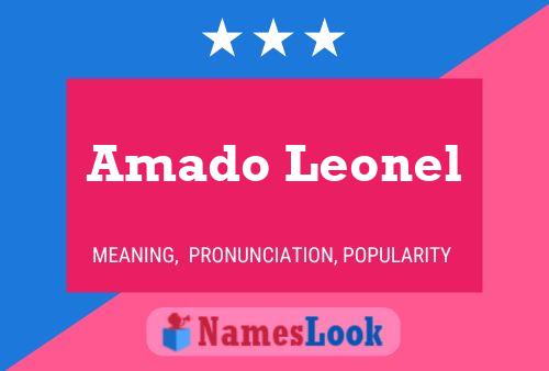 Amado Leonel 名字海报