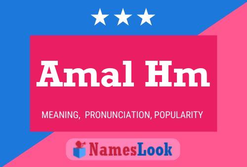 Amal Hm 名字海报