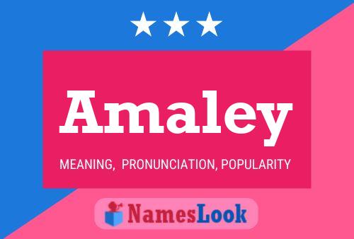 Amaley 名字海报