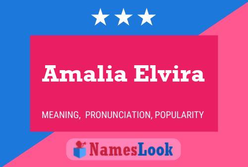 Amalia Elvira 名字海报