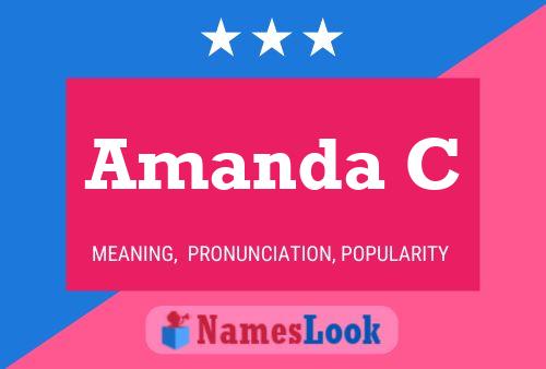 Amanda C 名字海报