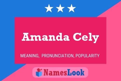 Amanda Cely 名字海报