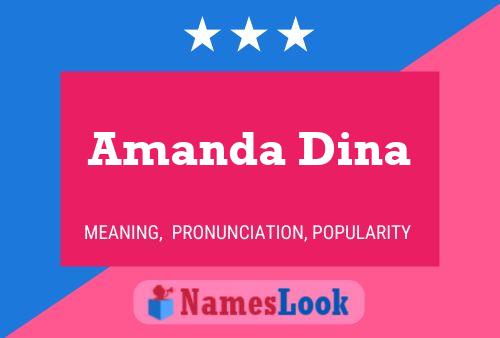 Amanda Dina 名字海报