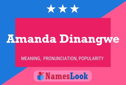 Amanda Dinangwe 名字海报