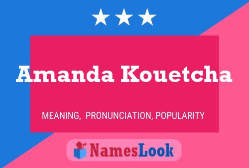 Amanda Kouetcha 名字海报