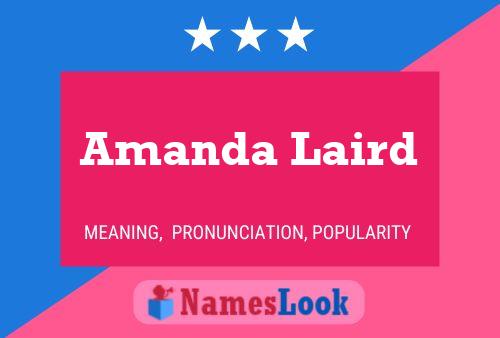 Amanda Laird 名字海报