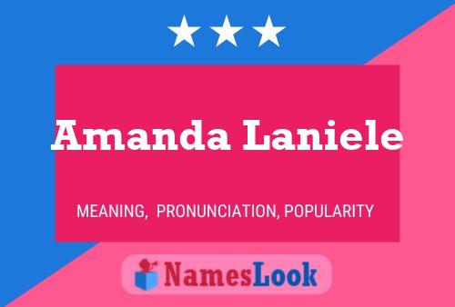 Amanda Laniele 名字海报