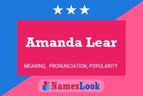 Amanda Lear 名字海报