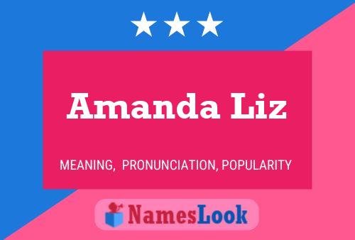 Amanda Liz 名字海报