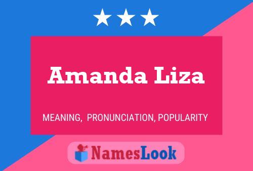 Amanda Liza 名字海报