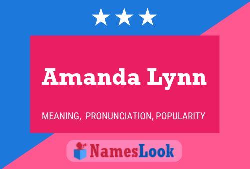 Amanda Lynn 名字海报