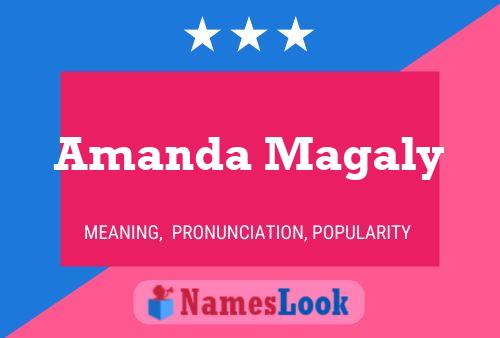 Amanda Magaly 名字海报