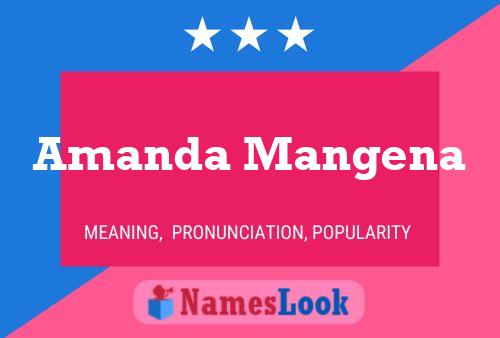 Amanda Mangena 名字海报