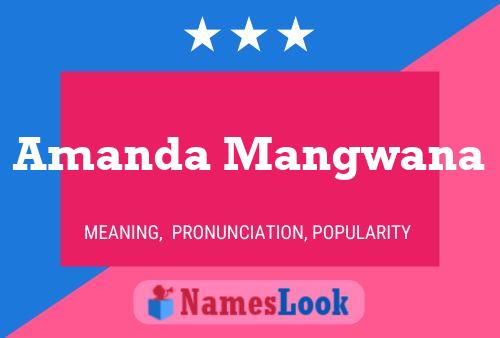 Amanda Mangwana 名字海报