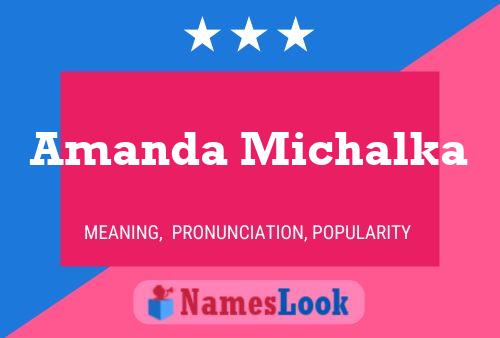 Amanda Michalka 名字海报