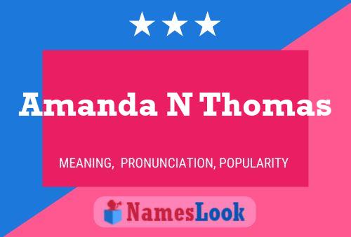 Amanda N Thomas 名字海报