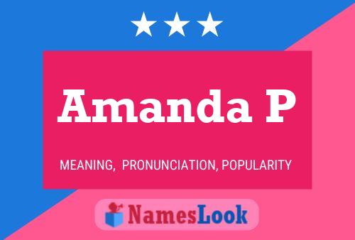 Amanda P 名字海报