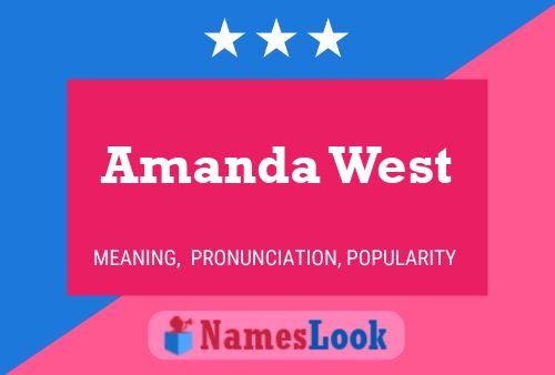 Amanda West 名字海报