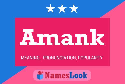 Amank 名字海报