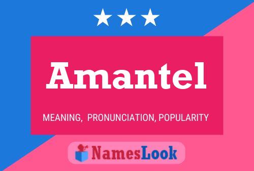 Amantel 名字海报