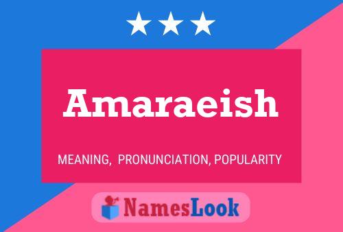 Amaraeish 名字海报