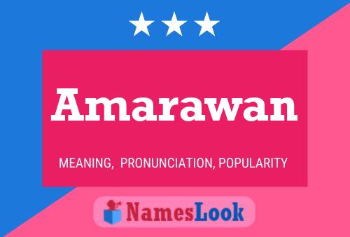 Amarawan 名字海报