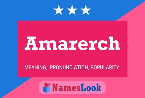 Amarerch 名字海报