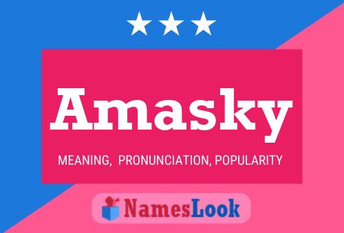 Amasky 名字海报