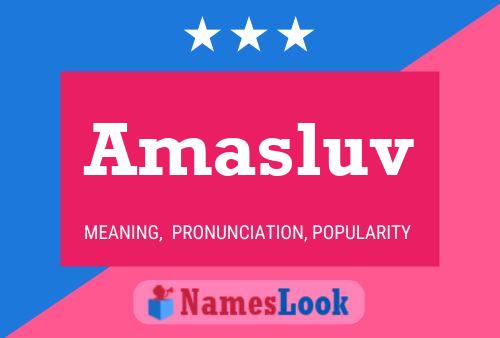 Amasluv 名字海报