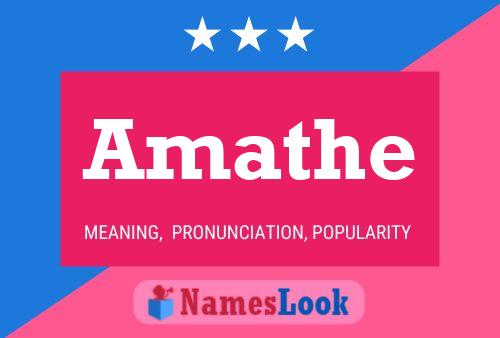 Amathe 名字海报