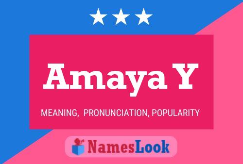 Amaya Y 名字海报