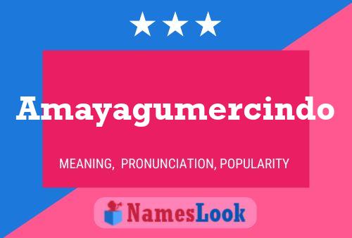 Amayagumercindo 名字海报