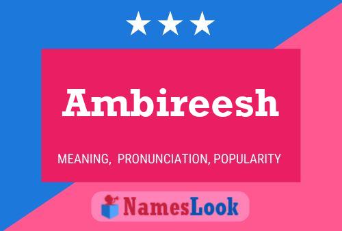 Ambireesh 名字海报