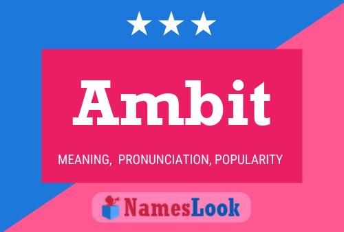 Ambit 名字海报