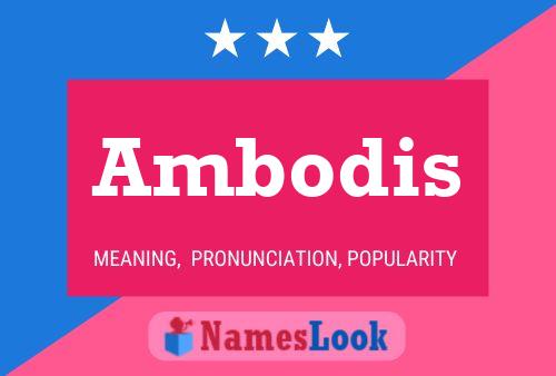 Ambodis 名字海报