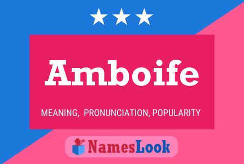 Amboife 名字海报