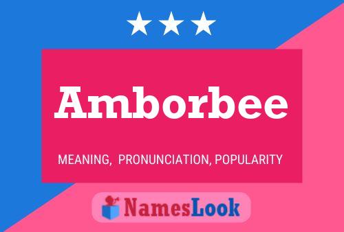 Amborbee 名字海报