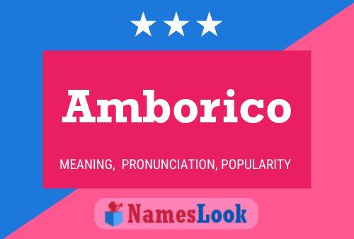 Amborico 名字海报