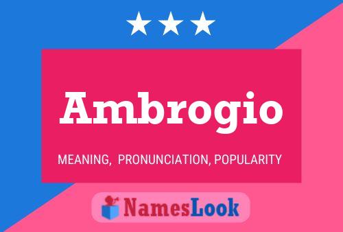 Ambrogio 名字海报