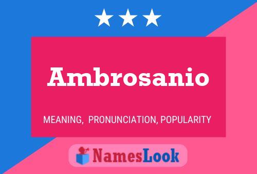 Ambrosanio 名字海报